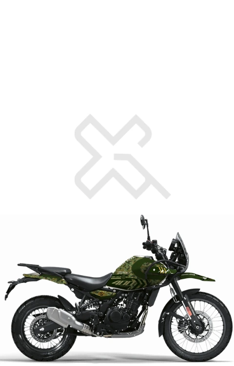 Himalayan 450 Full Body Sticker | Made in Premium Matte Vinyl with FPF (Fade Protection Film), Waterproof, Precut Sticker, Pack of 1 Compatible with Both Side